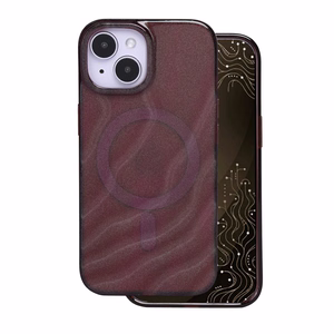 „Tecto Shield Desert Mag“ vāciņš modelim iPhone 15 6,1", sarkankoka krāsā
