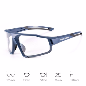 Rockbros SP216BL fotohromās UV400 riteņbraukšanas brilles - zilas