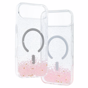 Tel Protect Moonlite magnētiskais viedtālruņa apvalks Iphone 17 Air rozā caurspīdīgs