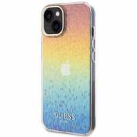 Guess IML Faceted Mirror Disco Iridescent viedtālruņa apvalks iPhone 15 - daudzkrāsains