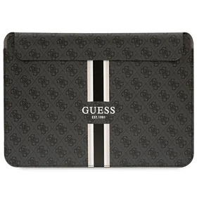 Guess 4G Printed Stripes 14" klēpjdatora apvalks - melns