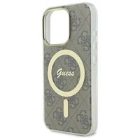Guess IML 4G MagSafe futrālis iPhone 16 Pro - brūns