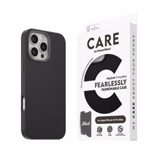 CARE by PanzerGlass Modes viedtālruņa apvalks iPhone 16 Pro Max 6.9" melns/melns Magnētiskais 1380
