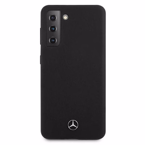 Mercedes Silikona Line apvalks Samsung Galaxy S21 melns