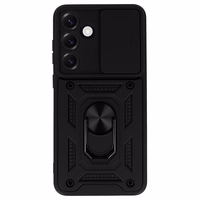 Slide Camera Armor apvalks Samsung Galaxy S25 melns