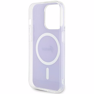 Guess GUHMP15LHITSU iPhone 15 Pro 6.1" violeta/violeta cietais apvalks IML Iridescent Magnētiskais