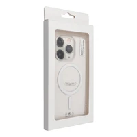 Drop Glue Colorful Ring Mag Cover ar MagSafe viedtālruņa apvalks IPHONE 11 PRO baltā krāsā