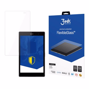 3mk FlexibleGlass (līdz 8.3") – planšetdatora ekrāna aizsargs modelim Sony Z3 Tablet Compact
