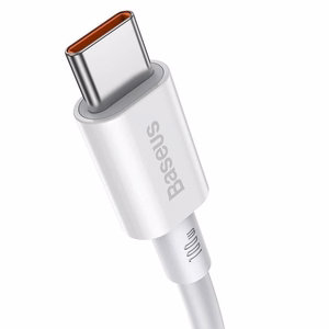 Baseus kabelis Superior PD USB-C - USB-C 1,0m balts 100W