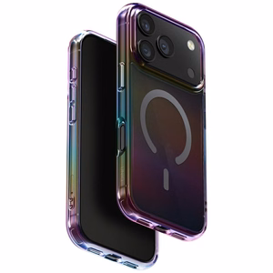 Uniq Iridescia viedtālruņa apvalks iPhone 17 Pro Magnētiskā uzlāde - daudzkrāsains