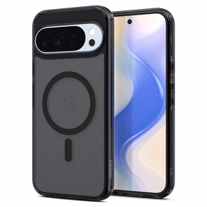 Spigen Ultra Hybrid Mag vāciņš ierīcei Google Pixel 10 Pro XL, ar MagSafe, caurspīdīgs un melns