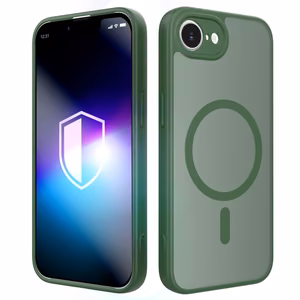 3mk Misty MagCase maciņš iPhone 16E / 17E - zaļš