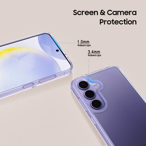 Tech-Protect FlexAir hibrīda viedtālruņa apvalks Samsung Galaxy S25 FE - caurspīdīgs