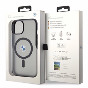 BMW IML Signature MagSafe apvalks iPhone 15 Plus / 14 Plus - melns