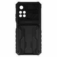 Tel Protect Combo viedtālruņa apvalks Xiaomi Redmi Note 11 5G/Note 11S 5G/Poco M4 Pro 5G melns