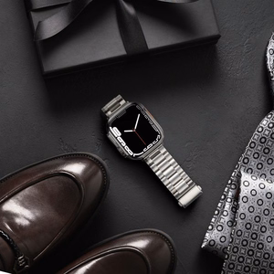 FORCELL F-DESIGN FA10 nerūsējošā tērauda siksniņa APPLE Watch 42 / 44 / 45 / 49 mm sudraba