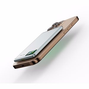 Blavec Power Bank 10000mAh BJ-03 Slim 13,5mm - Type C - 22,5W magnetic Magsafe 3 in 1 (PBBJ03-MC10G) grey aluminum