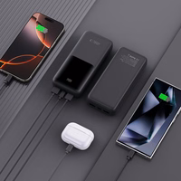 Portatīvais lādētājs Tech-Protect PB02 20000mAh 22.5W - melna