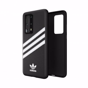 Adidas OR veidots apvalks PU Huawei P40 - melna un balta