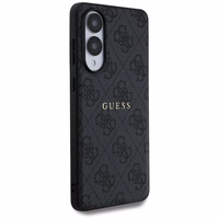 Guess 4G gredzena klasiskais logotips Magnētiskais viedtālruņa apvalks Samsung Galaxy S25 Edge - melns