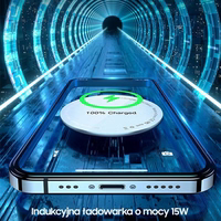 USAMS Bezvadu lādētājs US-CD160 magneticW2 15W alumīnija iPhone 12 series sudraba CD160DZ01