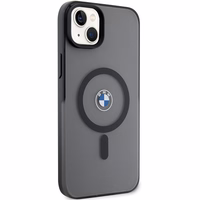 BMW Signature MagSafe macins priekš iPhone 14 Plus/15 Plus - Melns