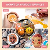 Akrila marķieru pildspalvas ARRTX 30C, 30 krāsas, ādas toņi