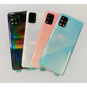 Aizmugurējais vāks saderīgs ar Samsung A715 A71 / Prism Crush Black / (ar kameras lēcu) HQ