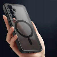 Tech-Protect MagMat Magnētiskais viedtālruņa apvalks Samsung Galaxy S24 FE - melns