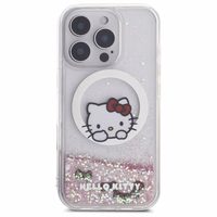 Hello Kitty Šķidrais Spīdums Sweet Kitty Bows Magnētiskais iPhone 16 Pro Viedtālruņa apvalks - Balts