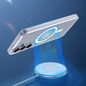 Ar MagSafe saderīgs DUX DUCIS CLIN MAG maciņš SAMSUNG S26 FE, caurspīdīgs