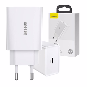 Baseus Speed Mini Quick Charger, USB-C, PD, 3A, 20W (white)