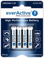 Alkaline batteries AAA / LR03 everActive Pro - 4 pieces (blister)