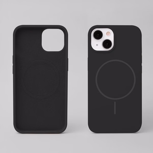 Silicone Thin Mag maciņš iPhone 17 Pro 6,3" melns