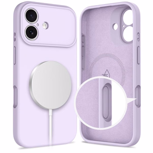Tech-Protect Silicone magnētiskais viedtālruņa apvalks iPhone 17 - violets