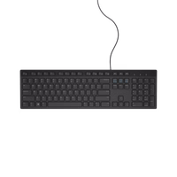 DELL KB216 tastatūra USB QWERTY US starptautiskā melna