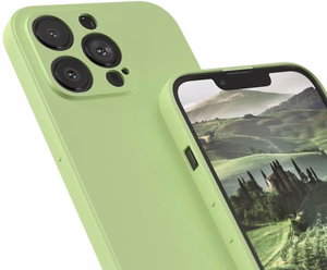 Korpuss Liquid Silicone 1,5 mm Apple iPhone 15 Pro Max mint