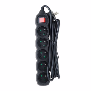 Esperanza ELK215K power extension 3 m 5 AC outlet(s) Indoor Black