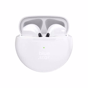 Blue Star (TX3) TWS Bluetooth bezvadu austiņas baltas