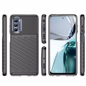 Чехол Thunder Case для Motorola Moto G62 5G силиконовый бронированный чёрный