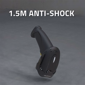 Qoltec 50856 bezvadu 1D/2D svītrkodu skeneris, 2,4 GHz