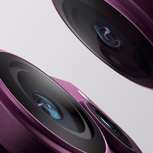 AmazingThing Titan Vision Lens safīra stikla kameras objektīvu aizsargs modelim iPhone 18 Pro / 18 Pro Max – krāsa: violeta