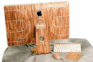Nexgen Hardwood Classic 3D dekoratīvo uzlīmju komplekts 27 collu iMac datoram