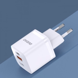 Lādētājs Dudao A13Pro Balts 33W (1xPD / 1xQC3.0)