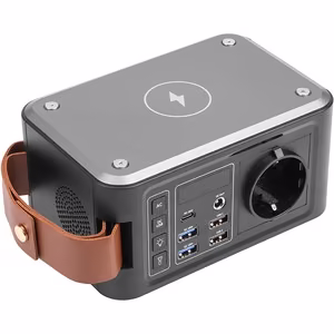 Portatīvais lādētājs 24000mAh, PD18W, AC 120W, USB-C, 4xUSB