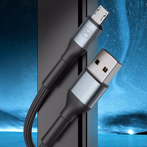 3mk Hyper Cable N-SERIES USB-A / MicroUSB kabelis 3m QC 3.0 5V/2A 10W melns