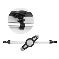 Auto turētājs diviem galvas balstiem (planšetēm 7"–11") sudrabains