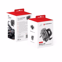 FORCELL F-GRIP regulārais automobiļa turētājs gaisa ventilācijai melns