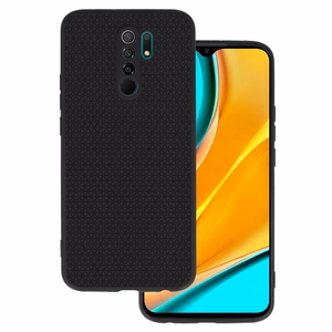 Tel Protect Liquid Air Case viedtālruņa apvalks Xiaomi Redmi 9 melns
