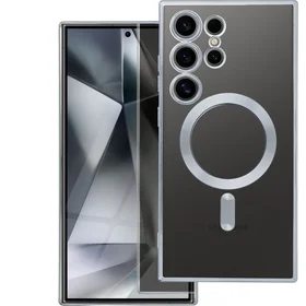 ELECTRO MAG COVER viedtālruņa apvalks ar MagSafe SAMSUNG S25 Edge - sudrabains